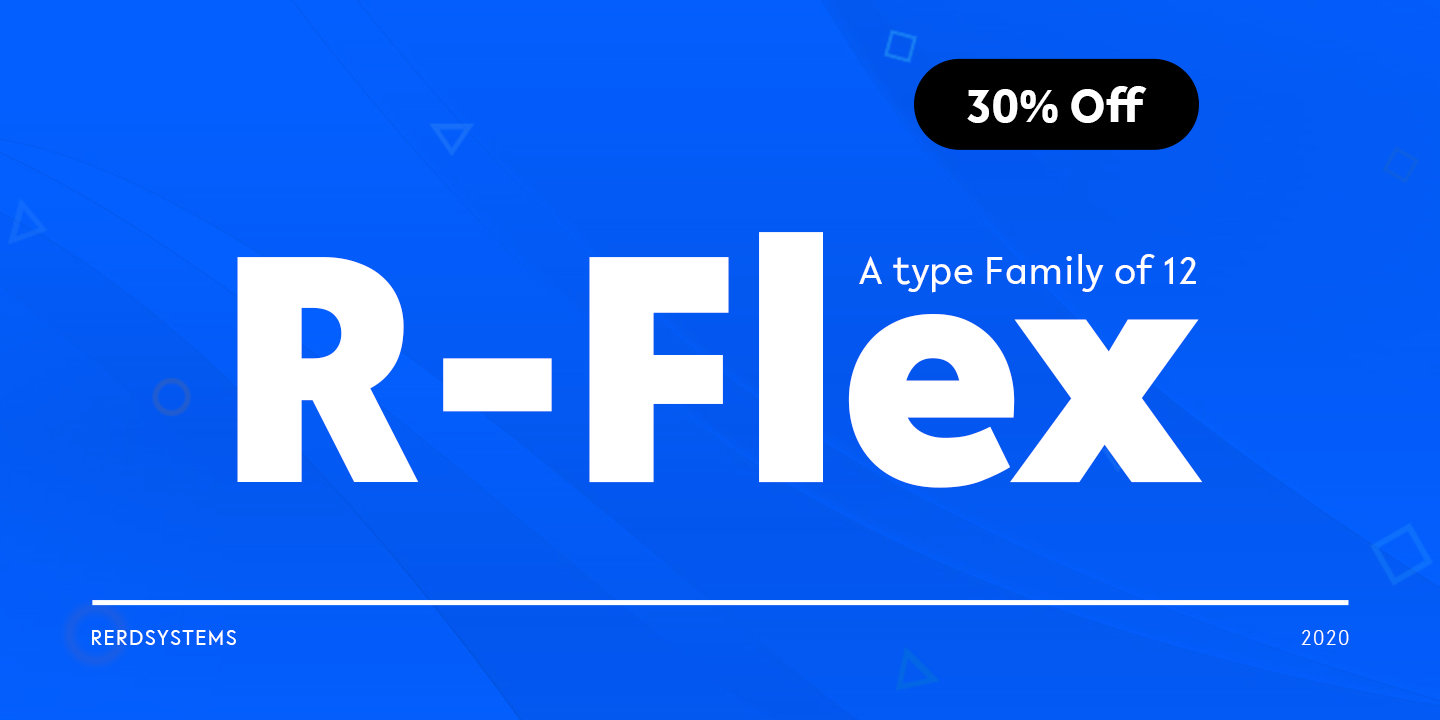 Example font R-Flex #16